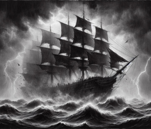 Phantom of the Tempest - Stormy Ghost Ship